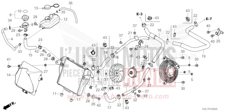 KUEHLER von ADV 350 MAT RUTHENIUM SILVER METALLIC (NHB88) von 2025